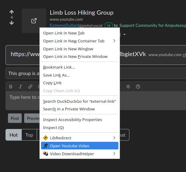 RunWith context menu option